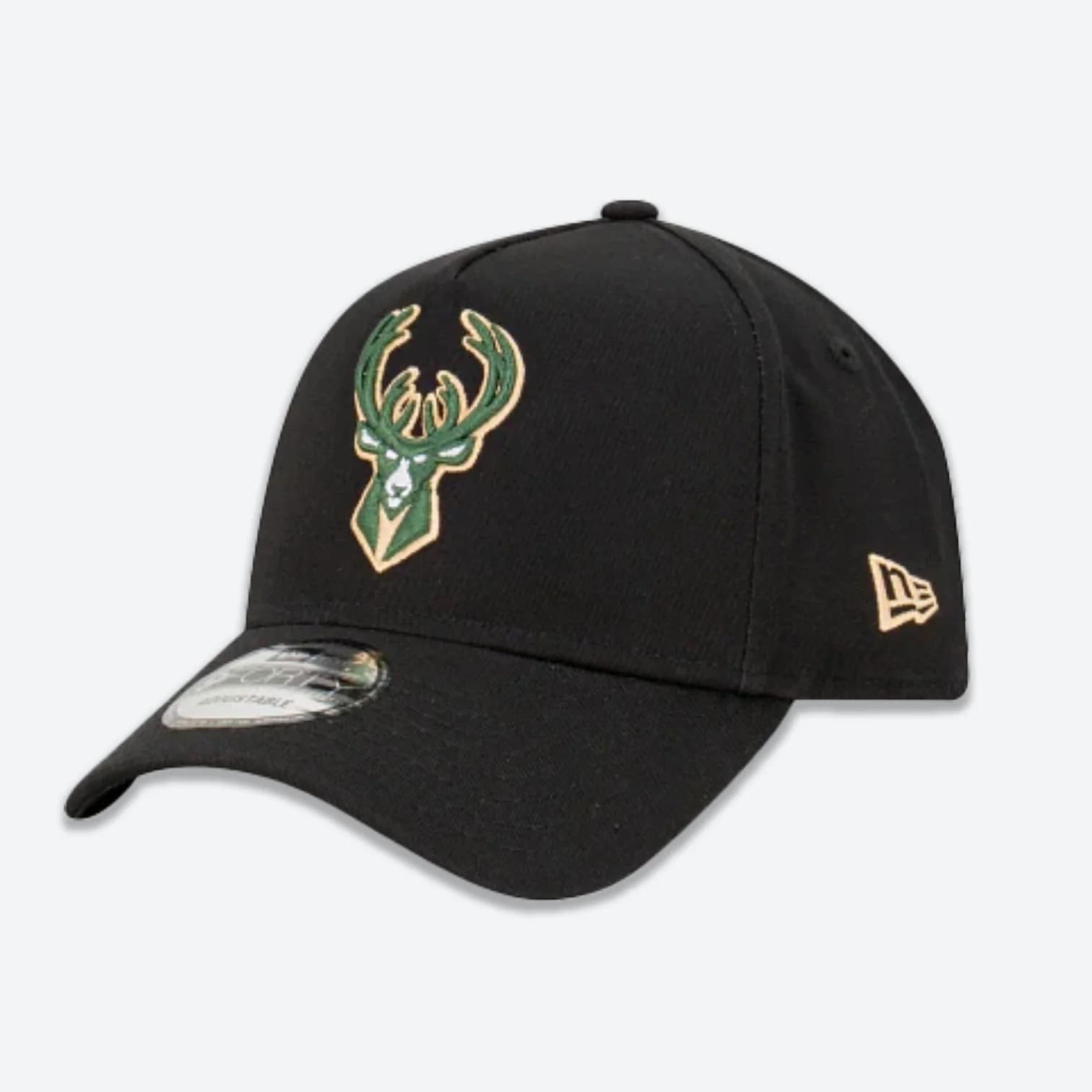 New-Era-Milwaukee-Bucks-9FORTY-A-Frame-NBA-Snapback-Hat-1