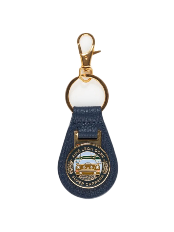 Aime-Leon-Dore-x-Porsche-911SC-Leather-Key-Fob-Navy