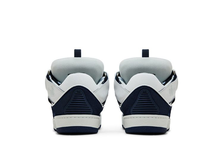 Кроссовки Lanvin Curb Sneakers 'White Navy Blue'