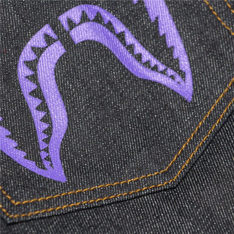 Спортивные штаны Джинсы BAPE с акулой