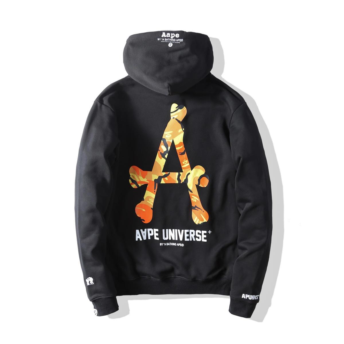 Худи AAPE Universe Orange Camo