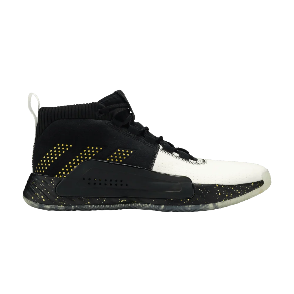 Krossovki-Adidas-Dame-5-Black-Gold-White