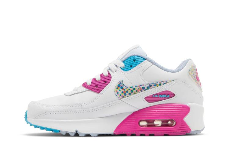 Кроссовки Nike Air Max 90 Leather SE GS 'Bright Colors!'