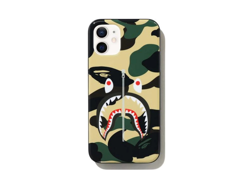 Защитный чехол BAPE 1st Camo Shark iPhone 12 Mini Case Yellow