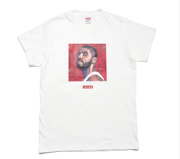Футболка 2019 NBA Irving ST FY Basketball Tee White