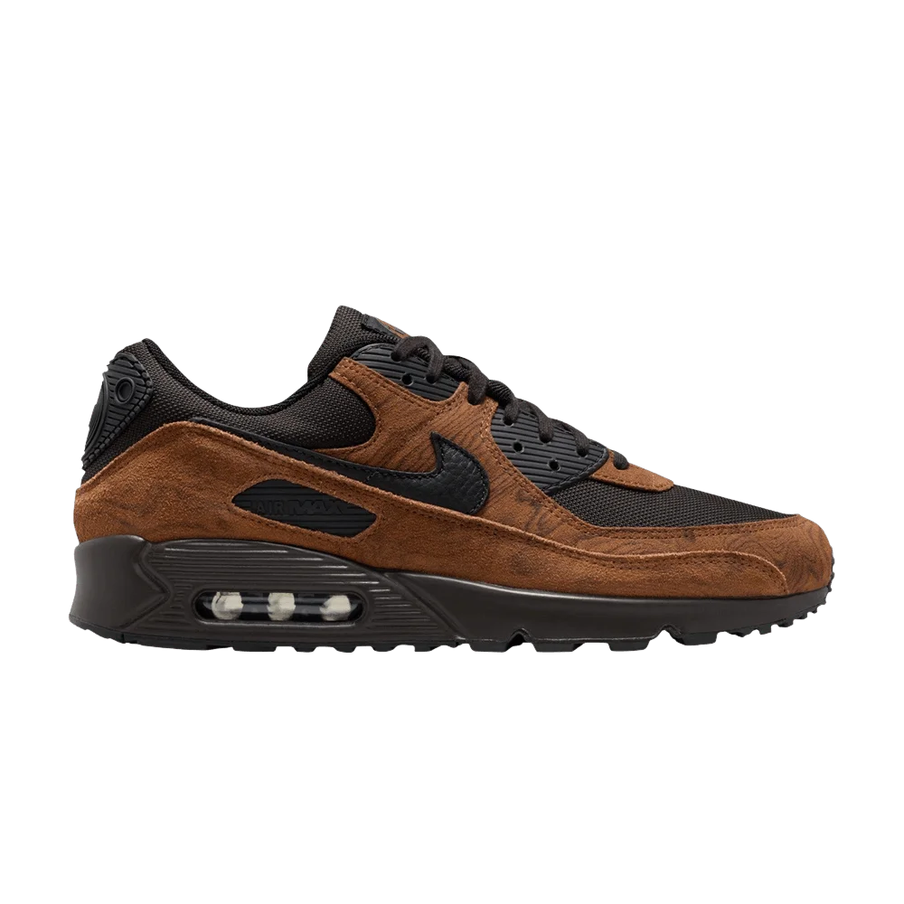 Krossovki-Nike-Air-Max-90-Premium-Light-Brtitish-Tan-Velvet-Brown