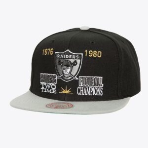 Mitchell-Ness-Black-Oakland-Raiders-Champ-Is-Here-Snapback-Hat-300x300