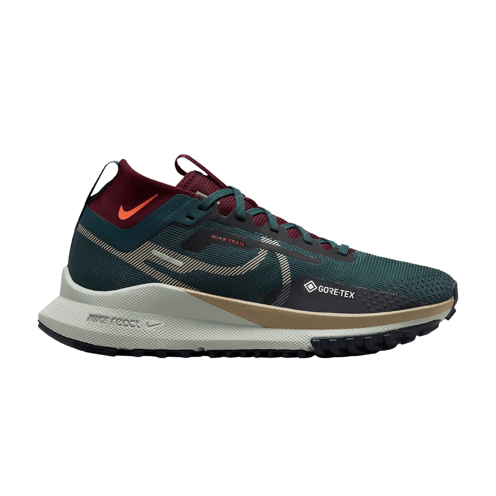 Кроссовки Nike Wmns React Pegasus Trail 4 GORE-TEX 'Deep Jungle Night Maroon'