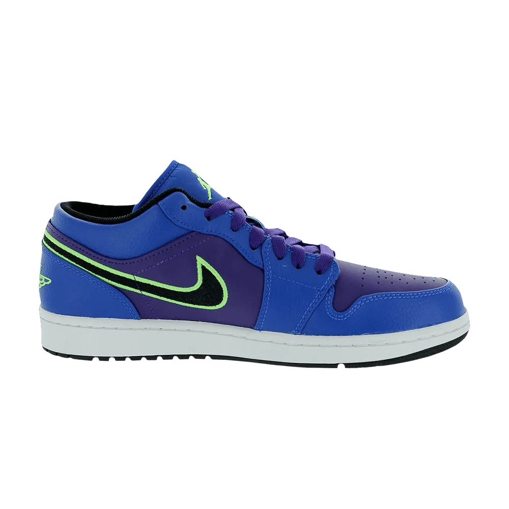 Krossovki-Air-Jordan-1-Retro-Low-Game-Royal-Lime
