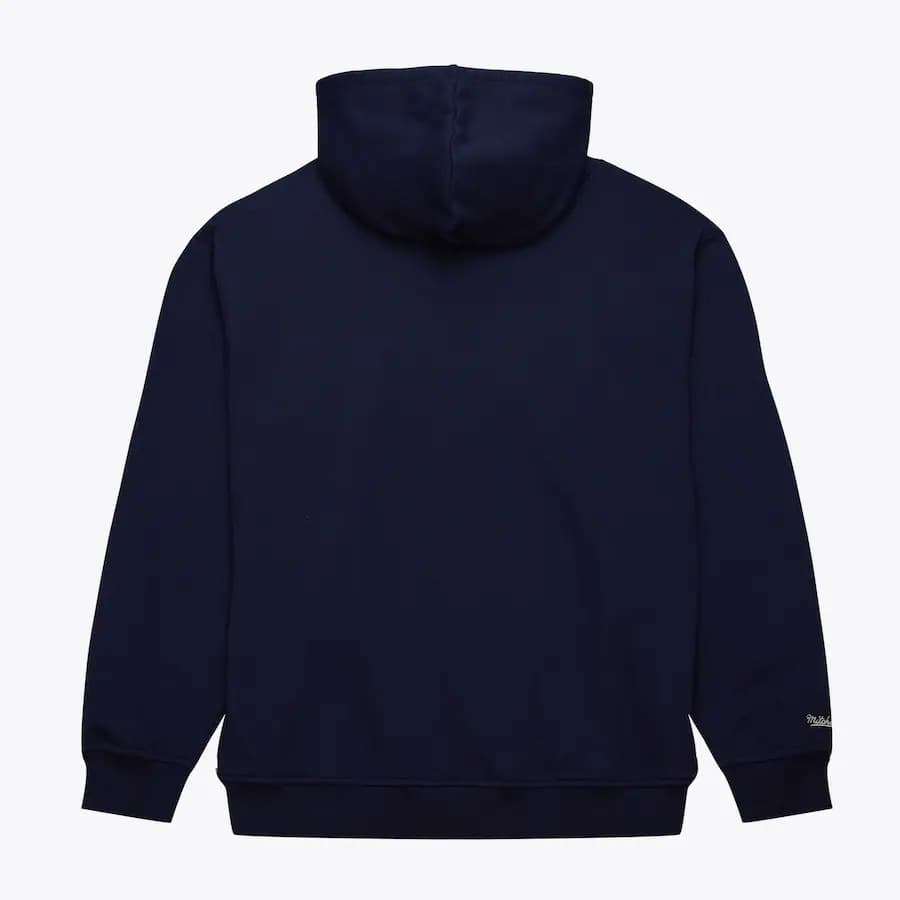 Худи Mitchell & Ness Navy Houston Rockets Vintage Logo Playoff Win 2.0 Full-Zip Hoodie
