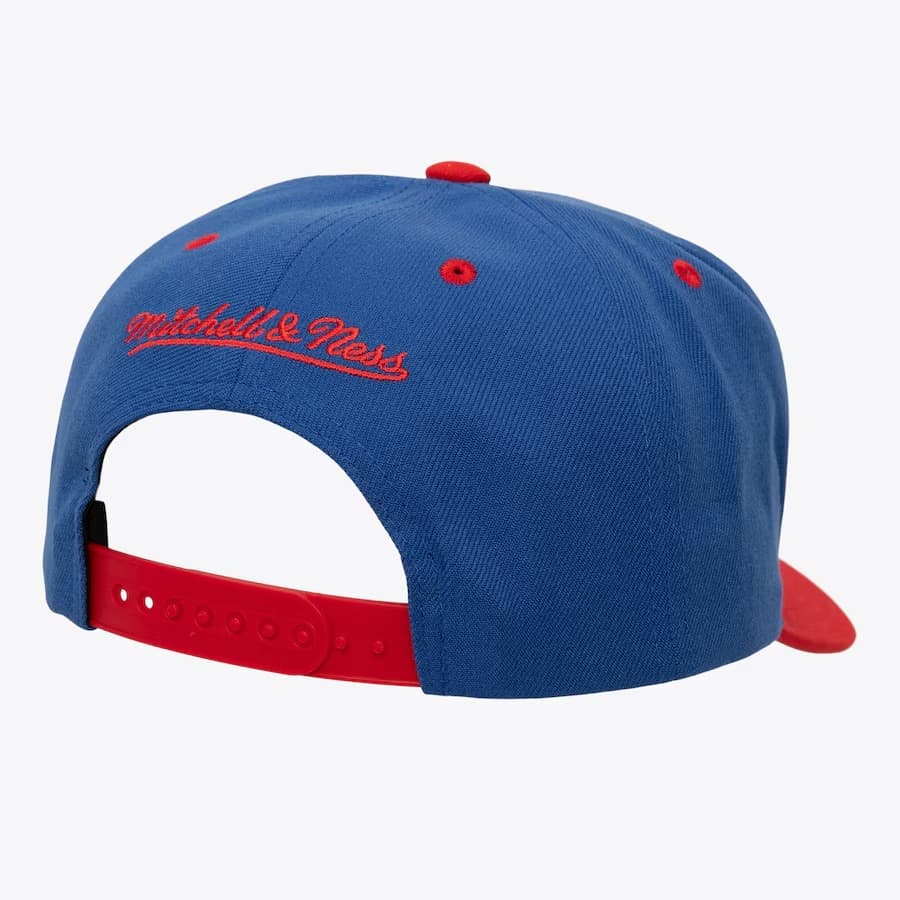 Бейсболка Mitchell & Ness Blue Denver Nuggets Hardwood Classics All In 2.0 Pro Crown Snapback Hat