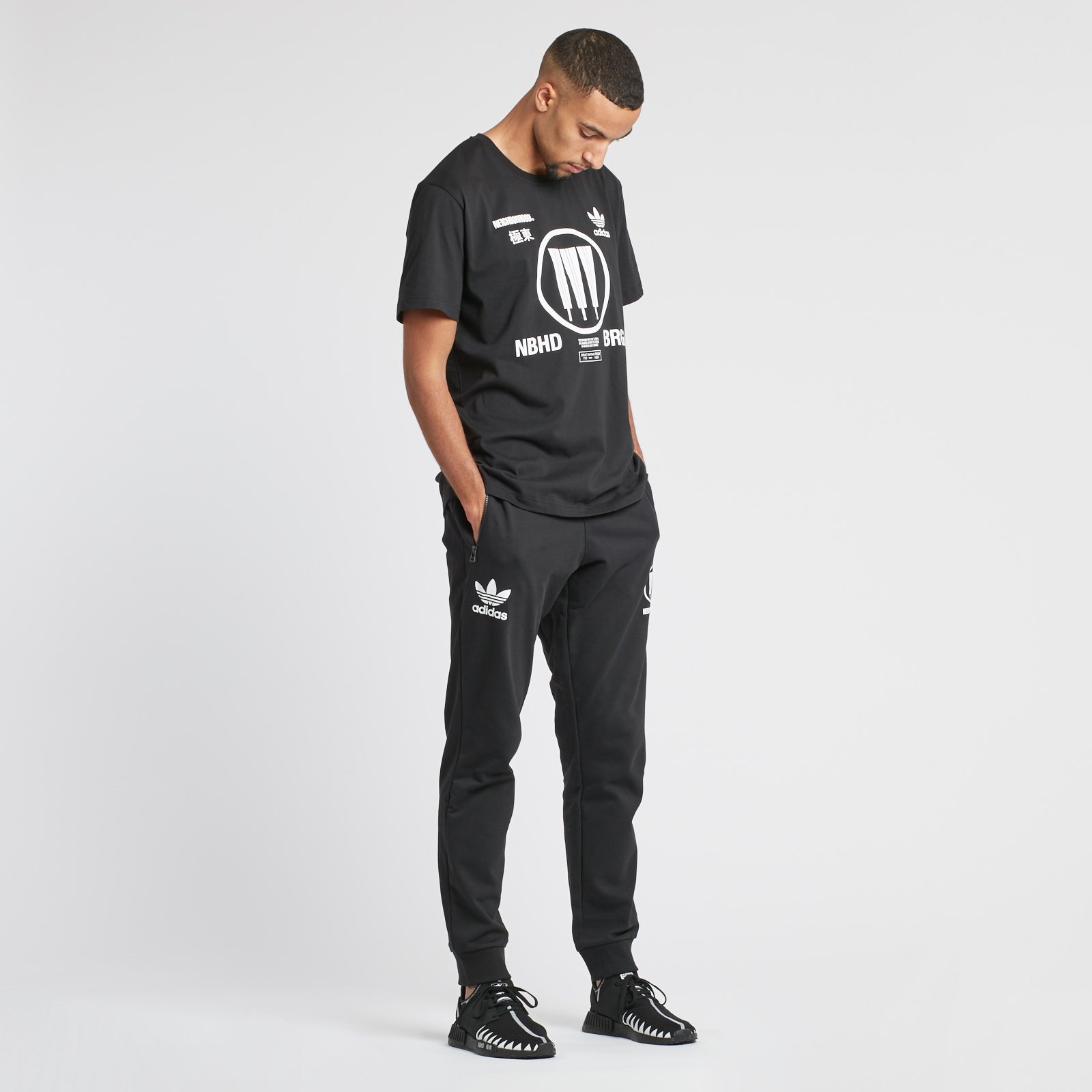 Футболка adidas Neighborhood Logo SSL Tee Black