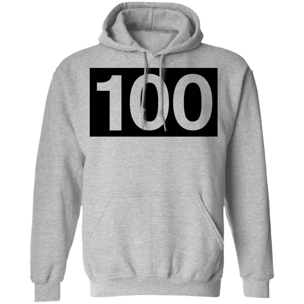 Худи 100 Thieves Numbers Hoodie Grey