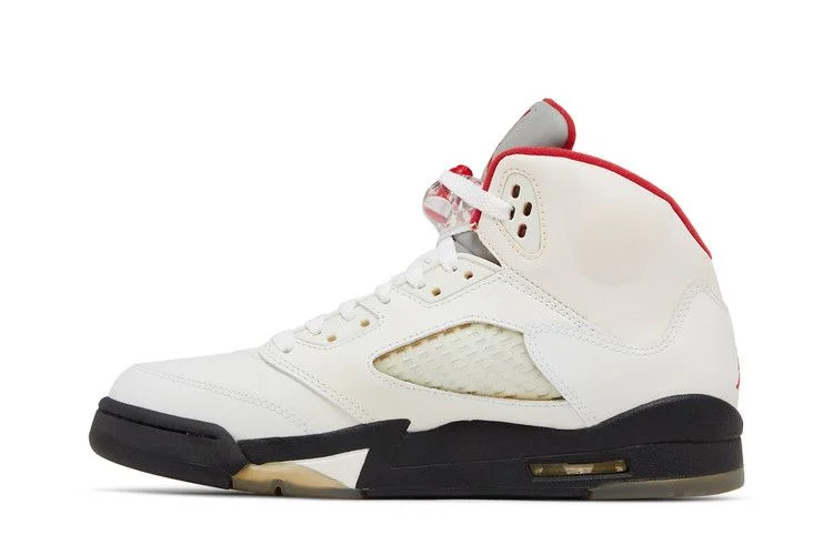 Кроссовки Air Jordan 5 Retro GS 'White Fire Red' 2013