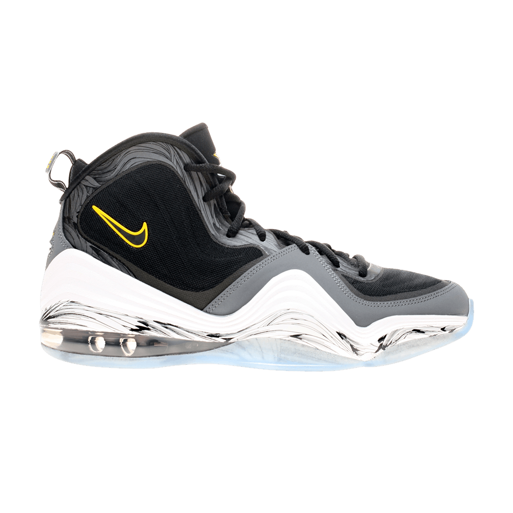 Кроссовки Nike Air Penny 5 'Black Grey Tour Yellow'