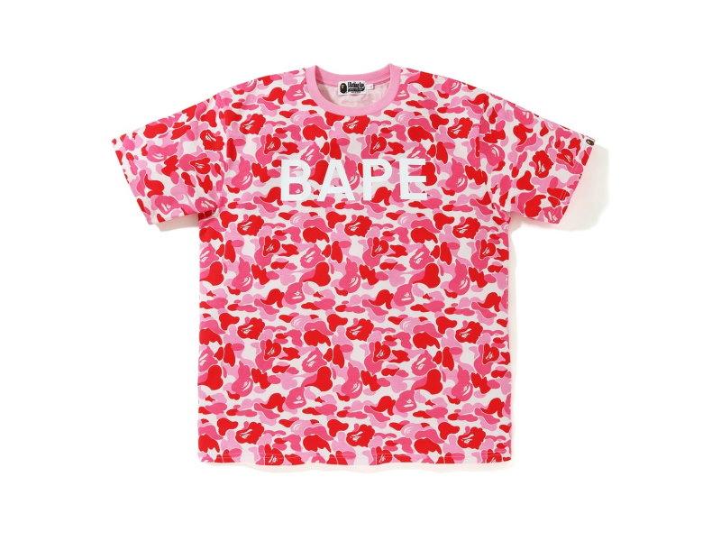 BAPE-ABC-Bape-Relaxed-Tee-Pink