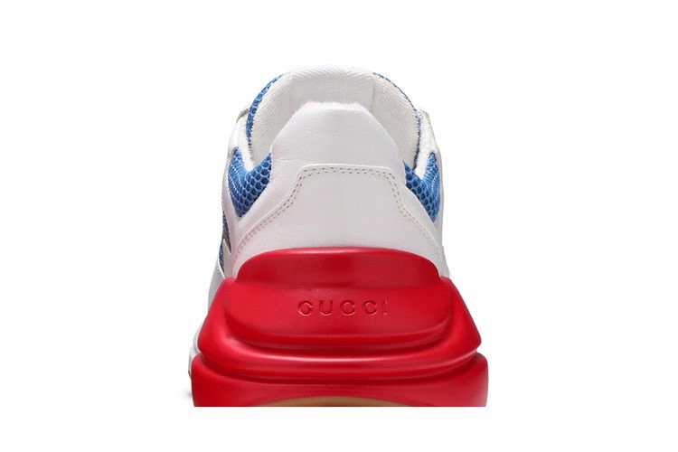 Кроссовки Gucci Rhyton 'White Blue Red Reflective'