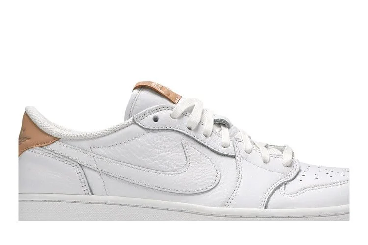 Кроссовки Air Jordan 1 Retro Low OG Premium 'White Tan'