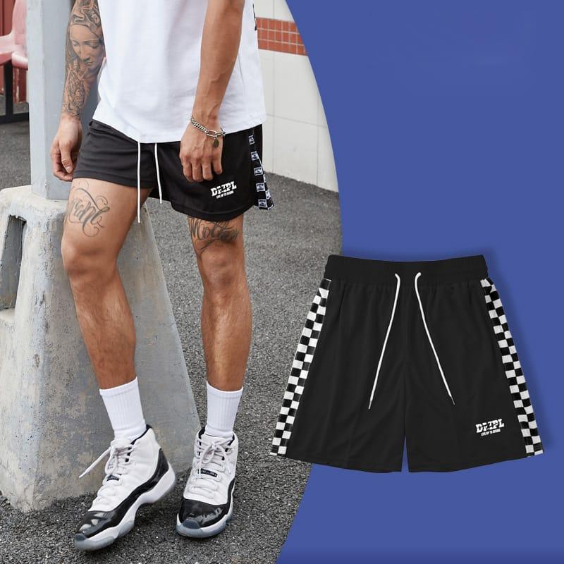 Ehot-Checkers-Black-Shorts
