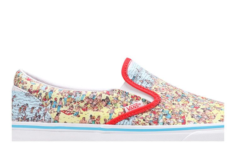 Кроссовки Vans Where's Waldo? x Classic Slip-On 'Find Steve'
