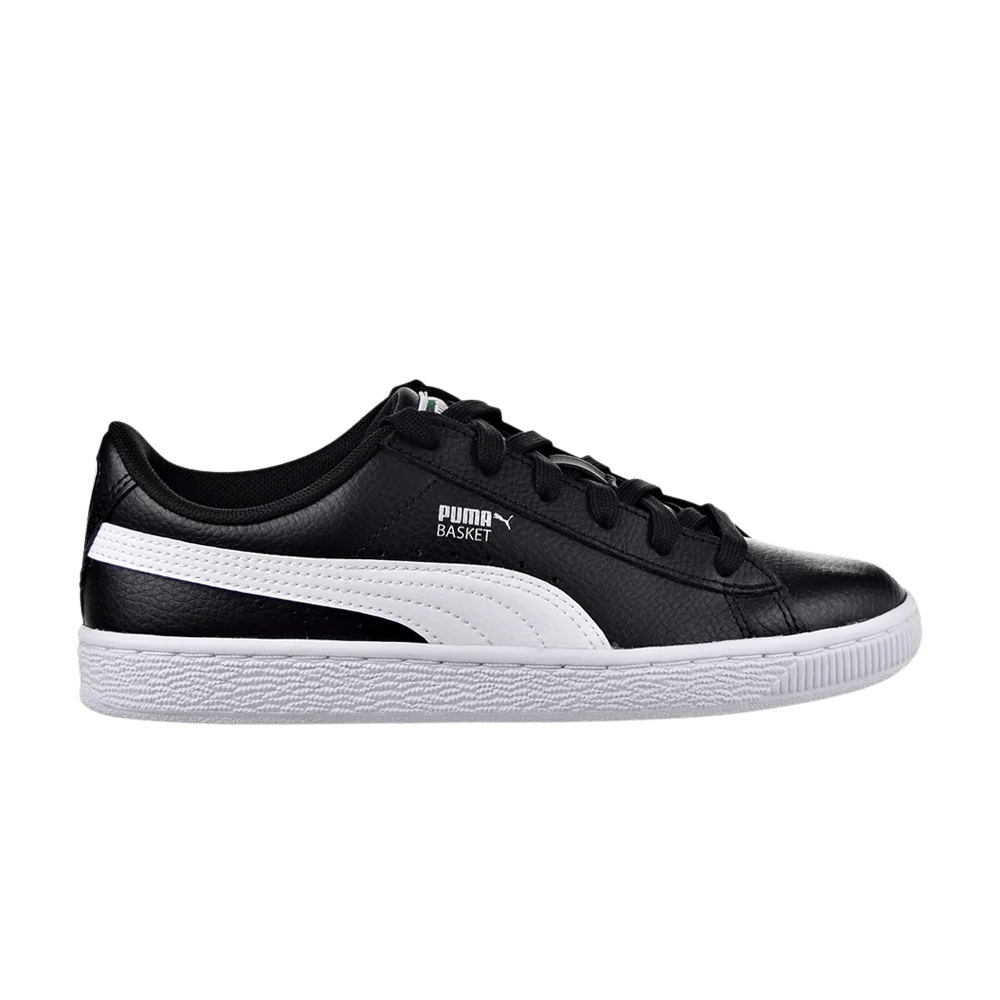Krossovki-Puma-Basket-Classic-LFS-Jr-Black-White