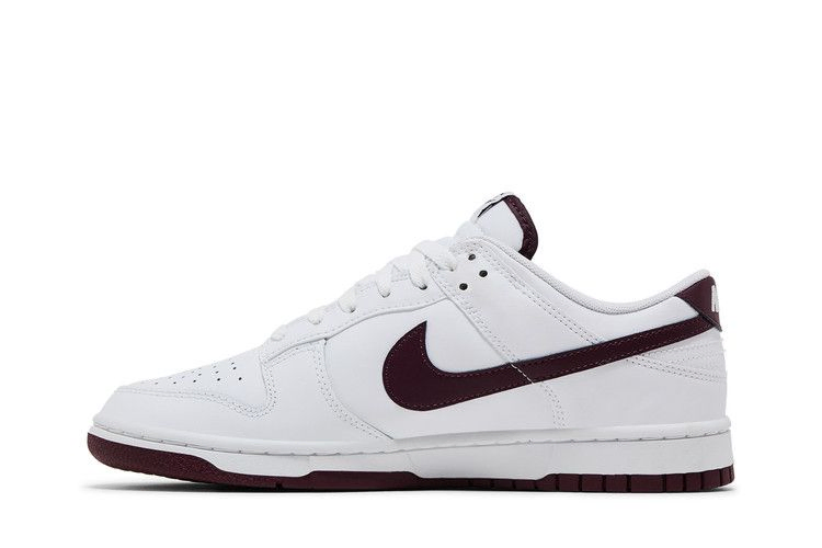 Кроссовки Nike Dunk Low 'White Night Maroon'