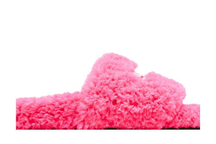 Balenciaga Wmns Furry Slides 'Faux Fur - Hot Pink'