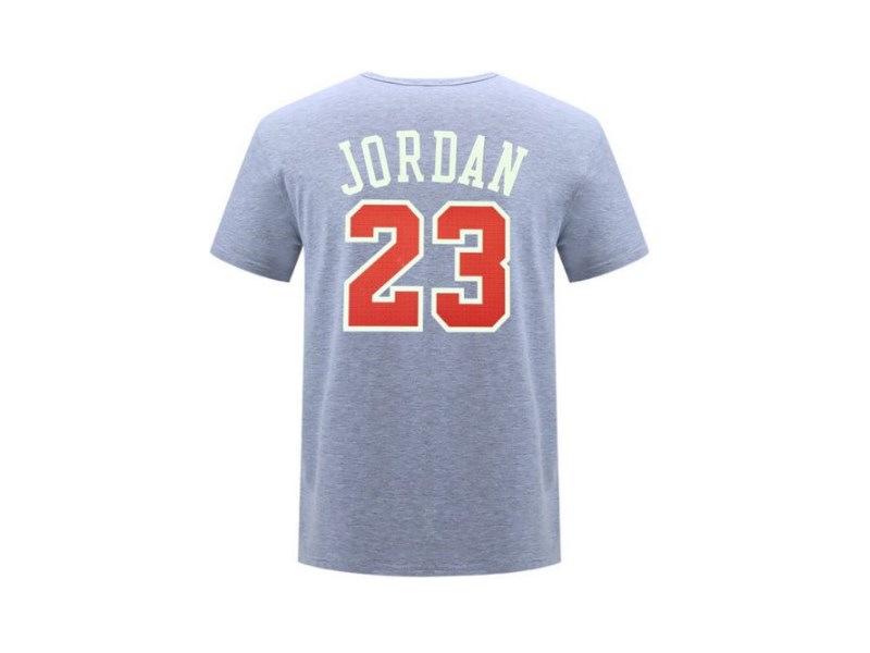 Футболка 2016 Bulls 23 Jordan Grey Tee
