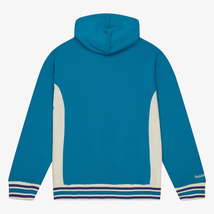 Худи Mitchell & Ness Teal Charlotte Hornets Team Legacy French Terry Pullover Hoodie