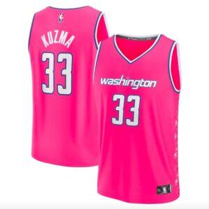 2022-23-Washington-Wizards-33-Kyle-Kuzma-Fastbreak-City-Pink-Jersey-2-300x300