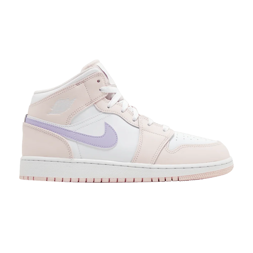 Krossovki-Air-Jordan-1-Mid-GS-Pink-Wash