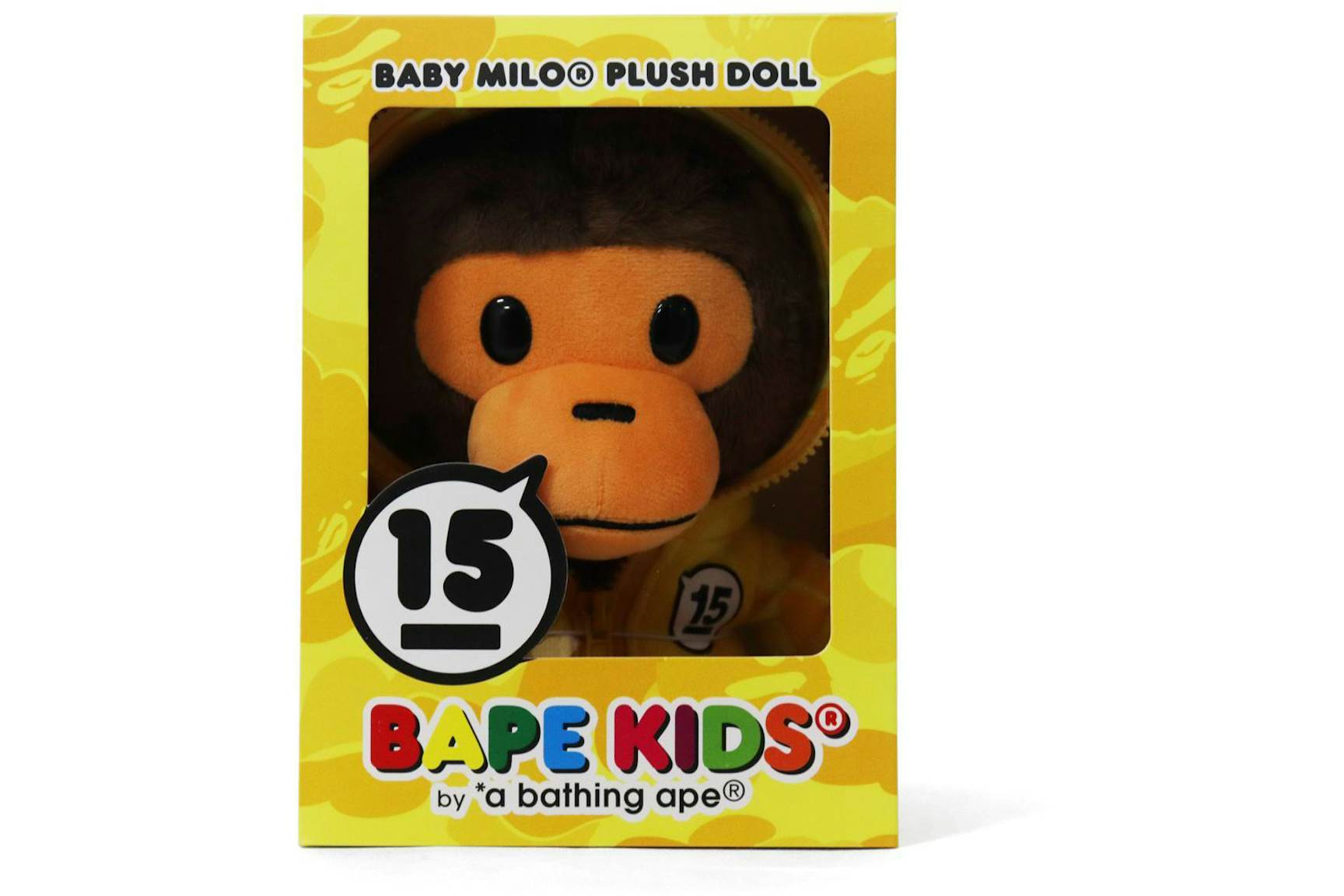Мягкая игрушка BAPE Kids 15th Anniversary ABC Camo Baby Milo Plush