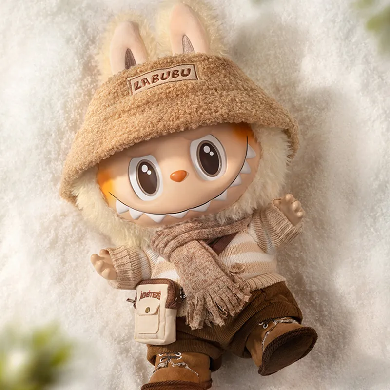 Винилово-плюшевая фигурка POP MART LABUBU THE MONSTERS - DRESS BE LATTE Vinyl Plush Doll