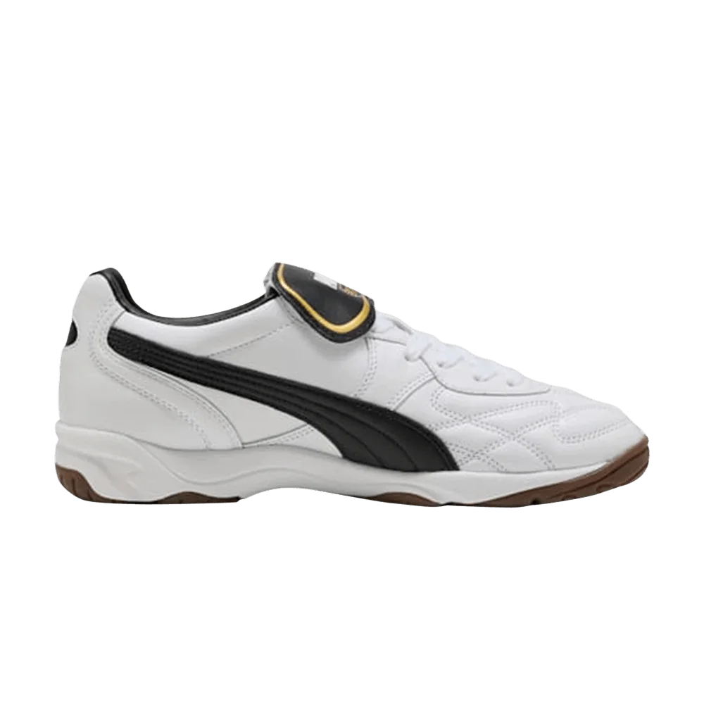 Krossovki-Puma-King-Indoor-White-Black