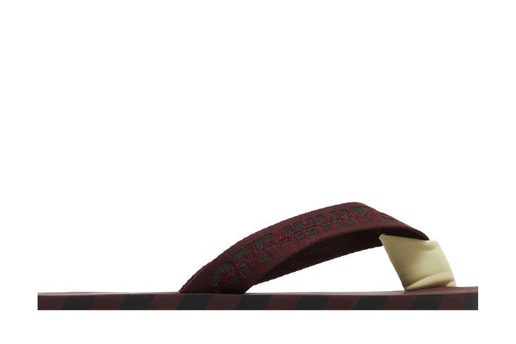 Кроссовки Off-White Flip Flops 'Graphic Print - Burgundy'