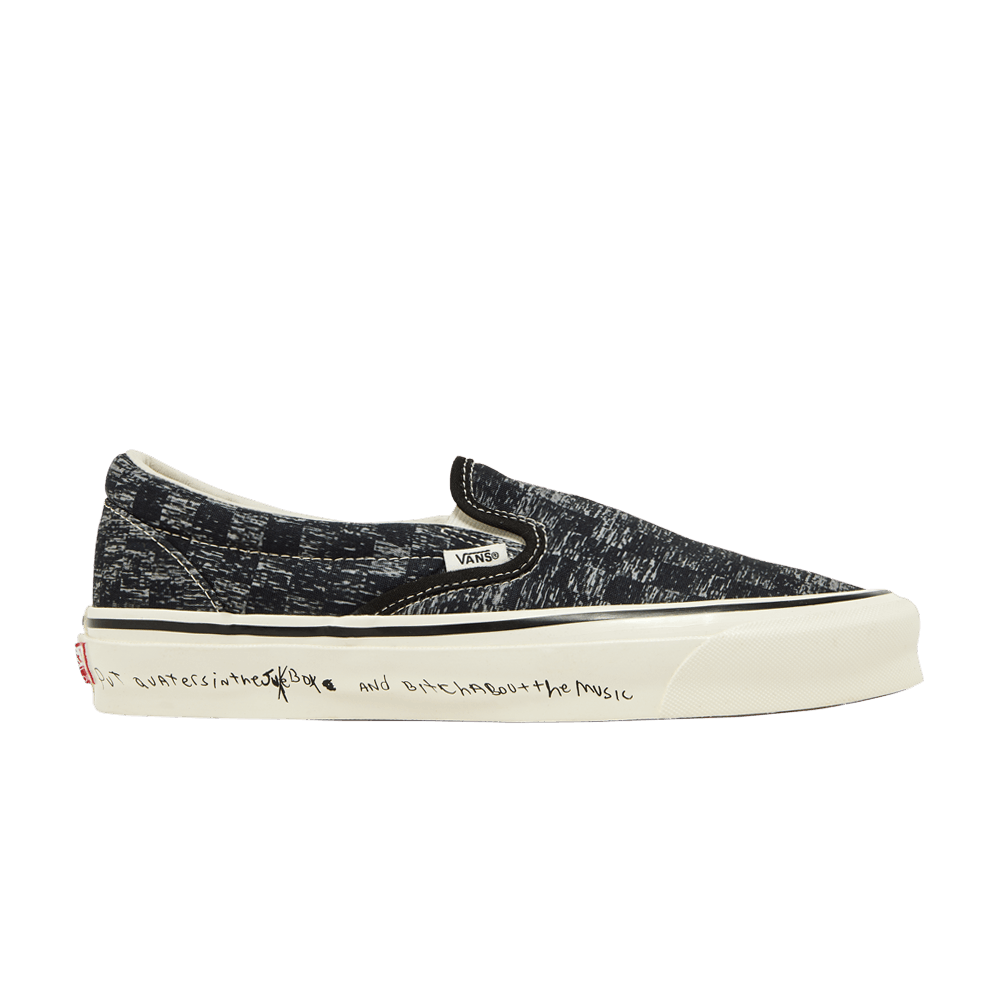 Кроссовки Vans Raised By Wolves x OG Classic Slip-On LX 'TV Static'