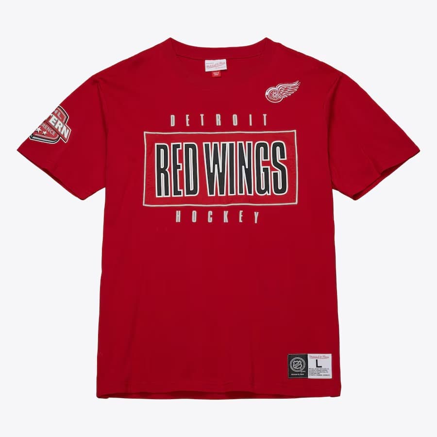 Футболка Mitchell & Ness Red Detroit Red Wings Team OG 2.0 Premium T-Shirt