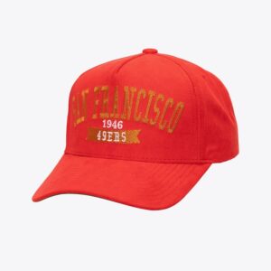Mitchell-Ness-Scarlet-San-Francisco-49ers-Shady-Suede-Pro-Snapback-Hat-300x300