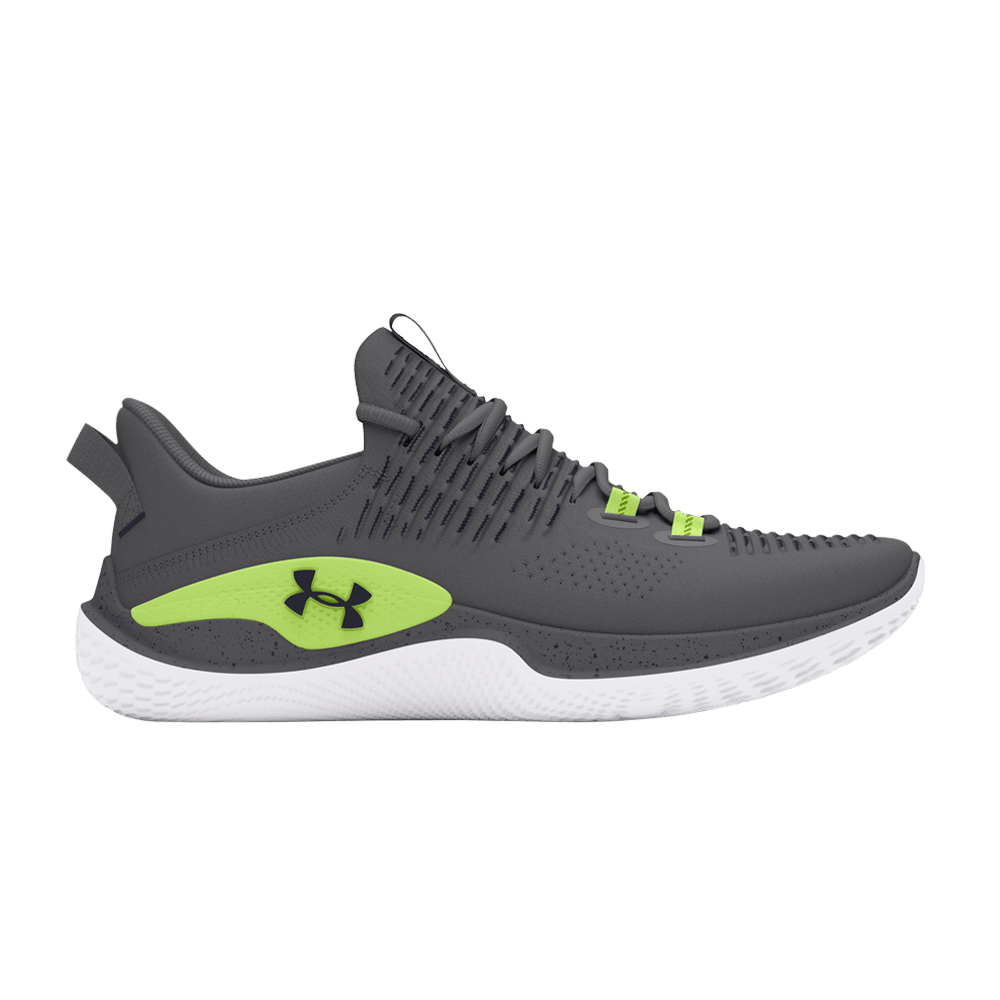 Кроссовки Under Armour Flow Dynamic IntelliKnit 'Titan Grey Morph Green'