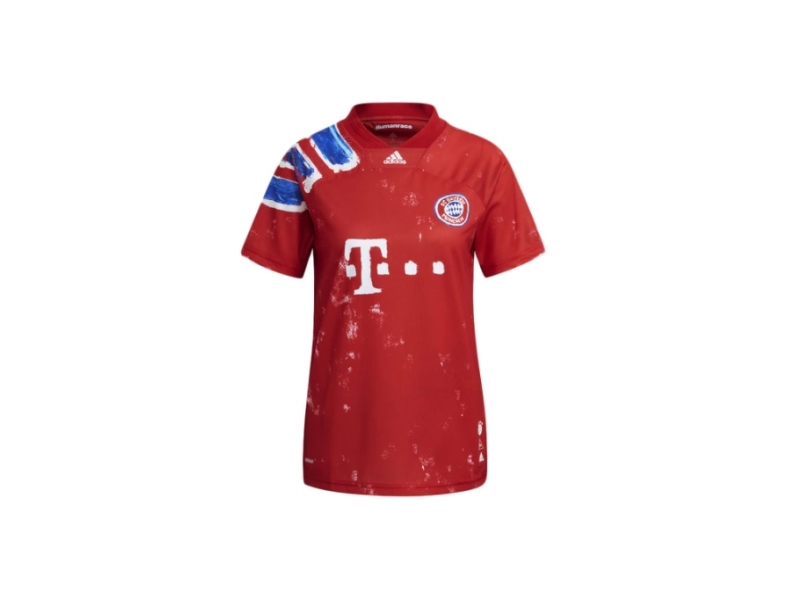 Футболка adidas FC Bayern Human Race Womens Jersey True Red/White
