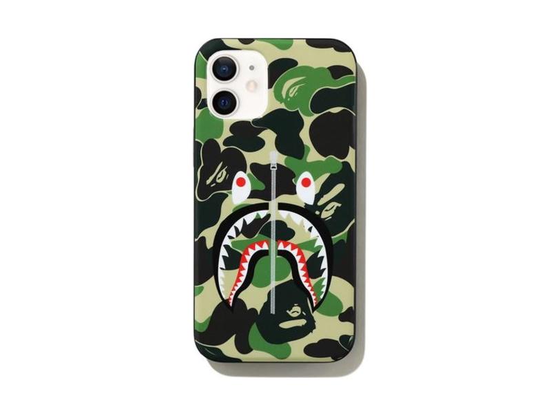 Защитный чехол BAPE ABC Camo Shark iPhone 12 Mini Case Green