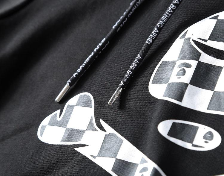 Худи AAPE Chessboard Black Camo