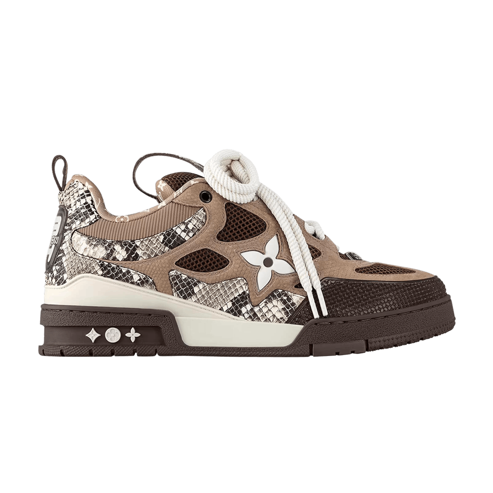 Кроссовки Louis Vuitton Skate 'Brown Python'