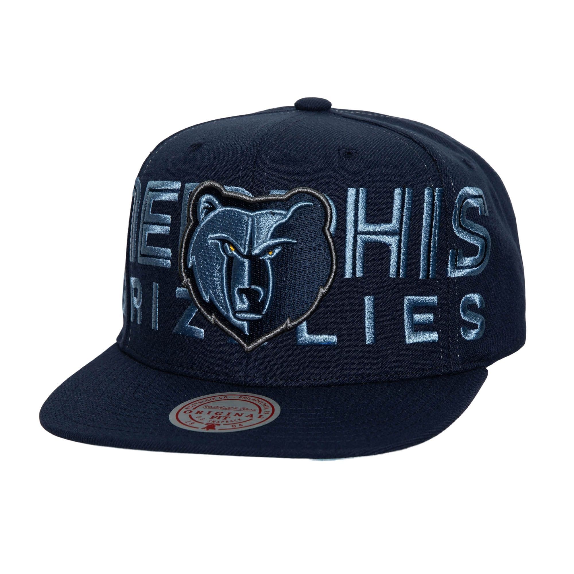 Бейсболка Mitchell & Ness Full Frontal Snapback Memphis Grizzlies Hat