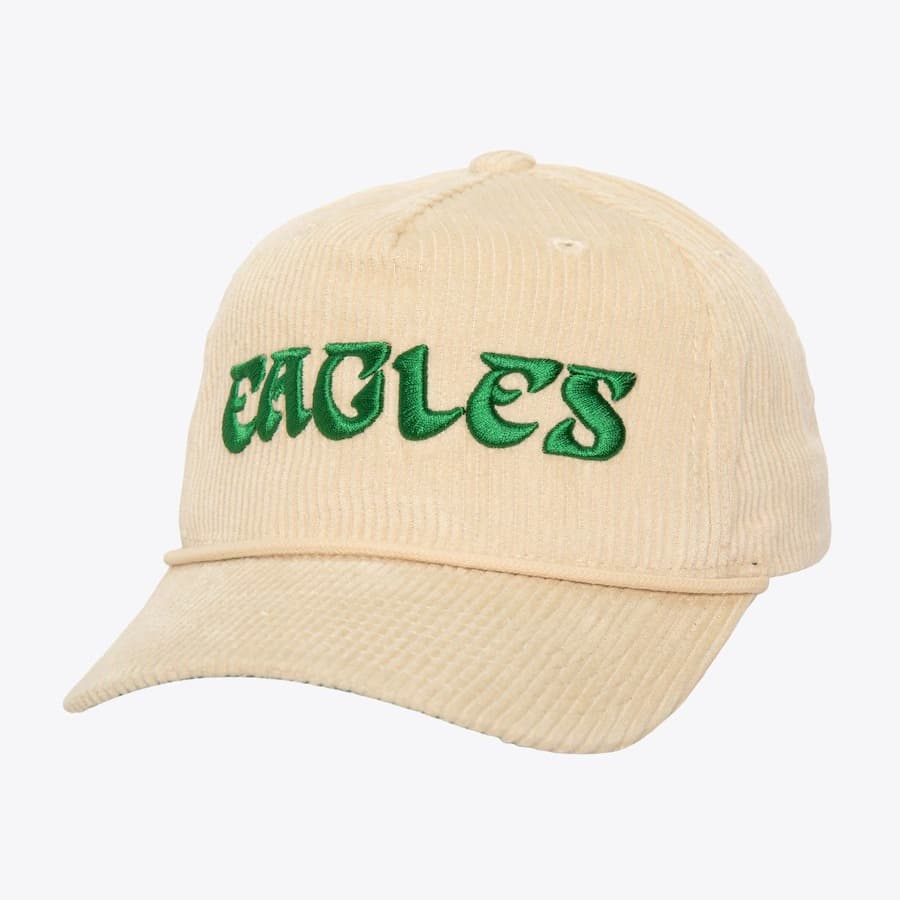 Бейсболка Mitchell & Ness White Philadelphia Eagles Cordy Deadstock Snapback Hat