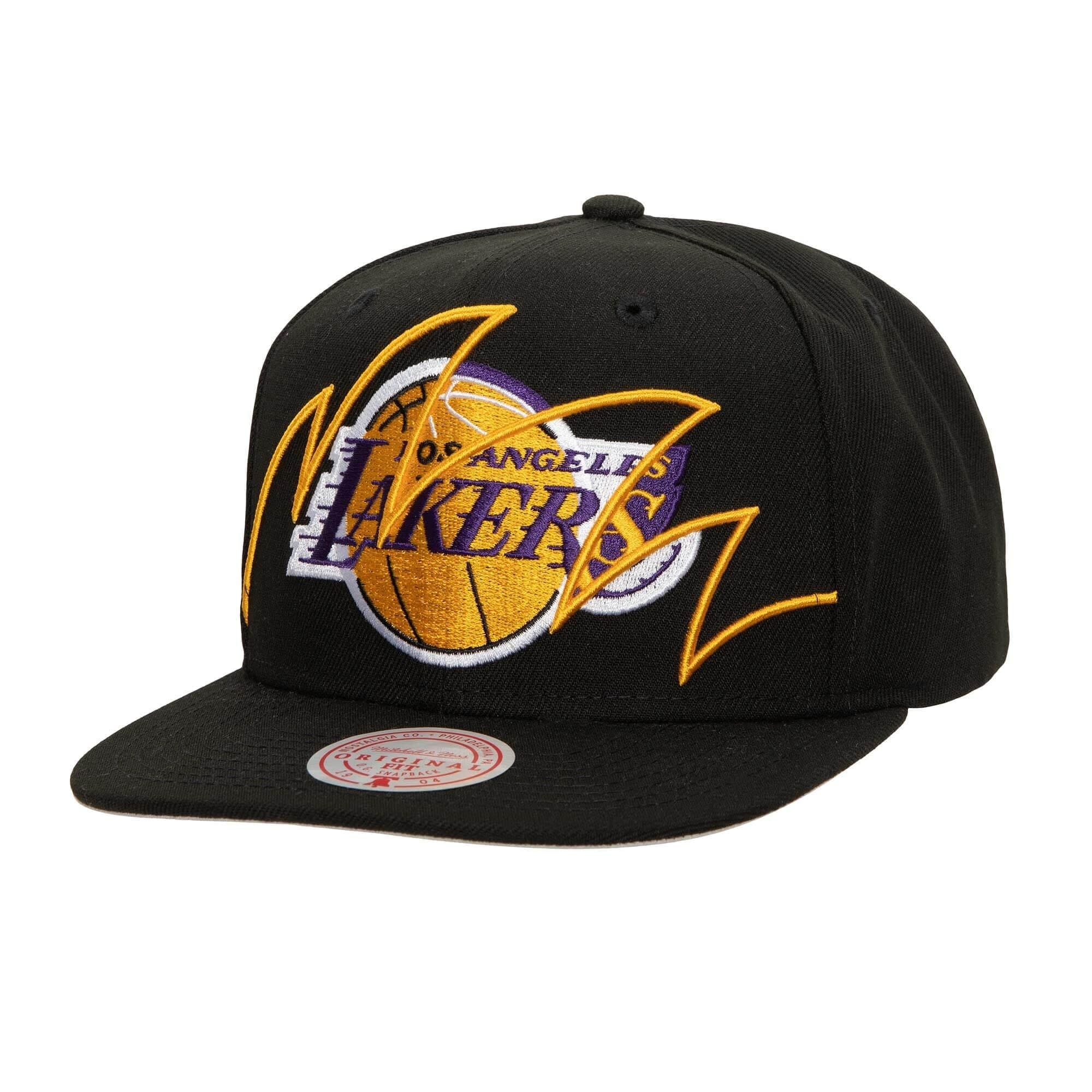 Бейсболка Mitchell & Ness Shark Bite Snapback Los Angeles Lakers Hat