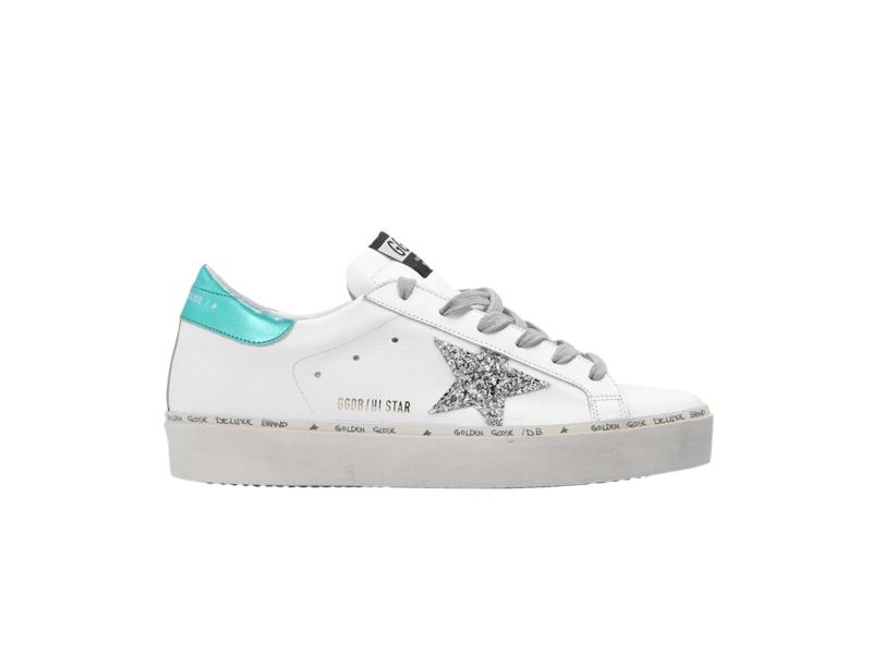 Кроссовки Golden Goose Wmns Hi Star White Aquamarine
