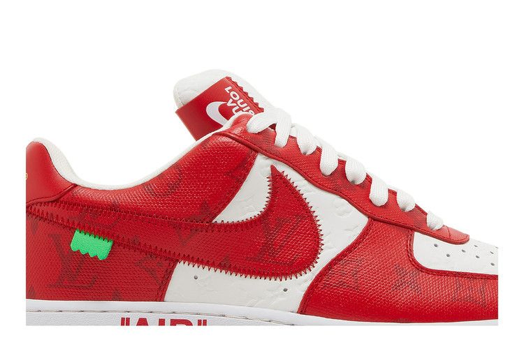 Кроссовки Louis Vuitton x Nike Air Force 1 Low 'White Comet Red'