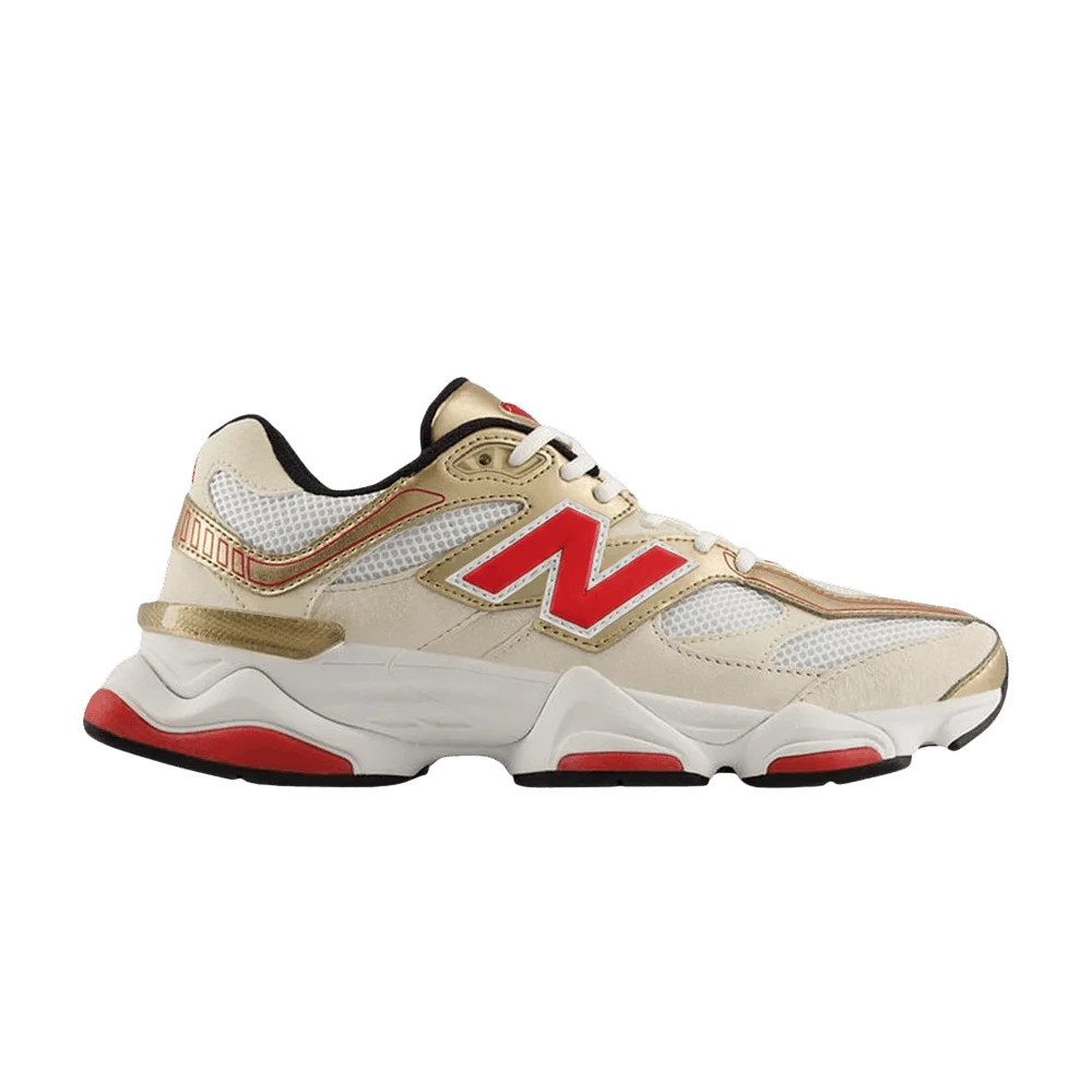 Krossovki-New-Balance-9060-White-Team-Red-Gold
