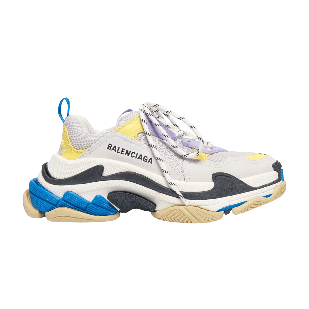 Кроссовки Balenciaga Wmns Triple S 'Purple Yellow'